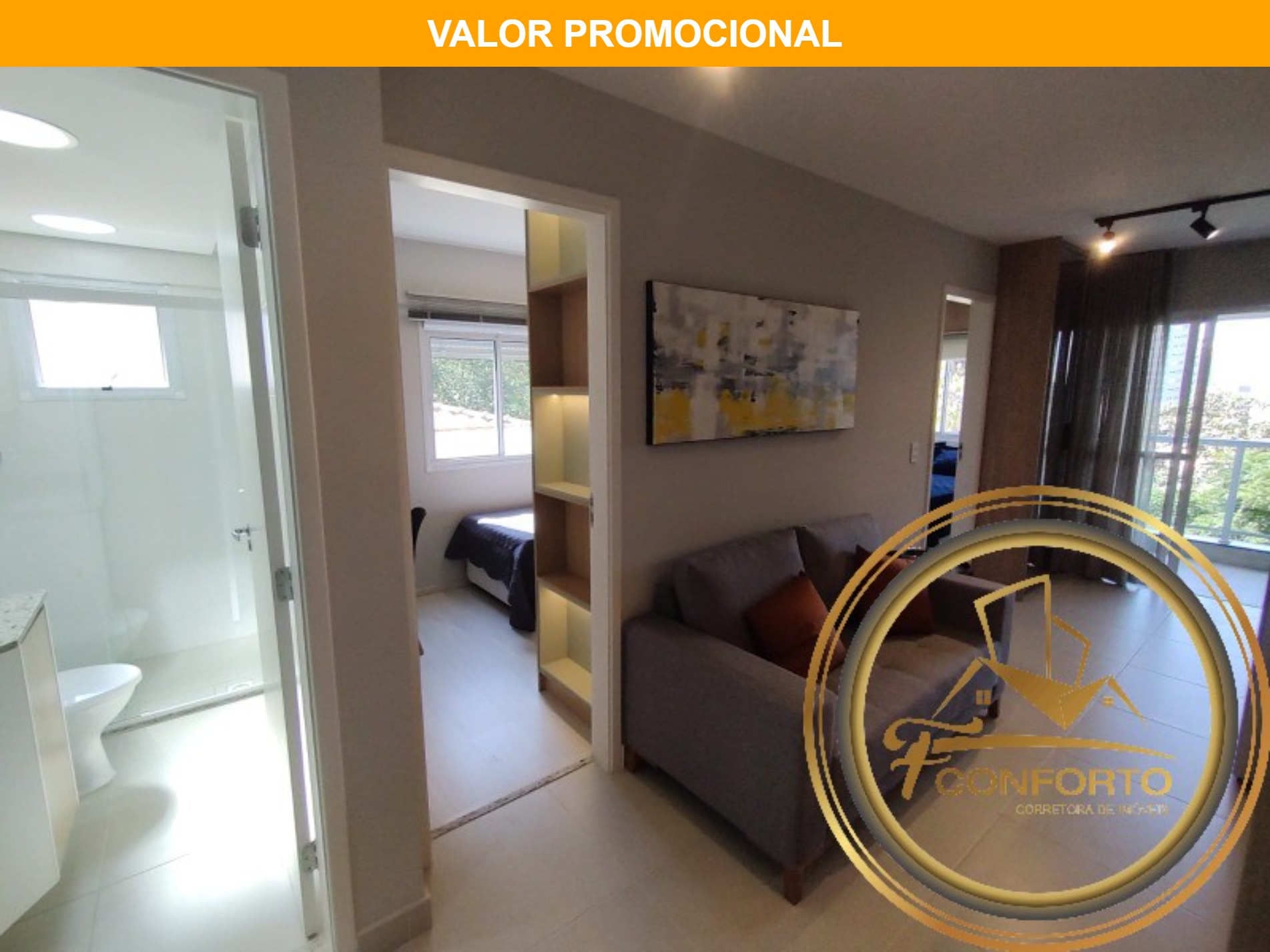 Apartamento à venda com 2 quartos, 42m² - Foto 1