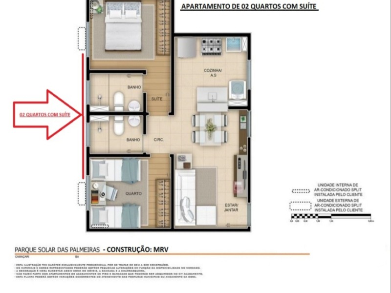 Apartamento à venda com 2 quartos, 46m² - Foto 9