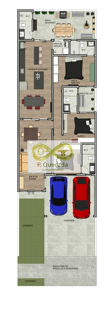 Casa à venda com 3 quartos, 137m² - Foto 2