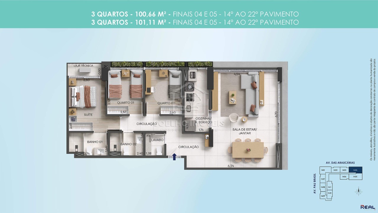 Apartamento à venda com 3 quartos, 87m² - Foto 6