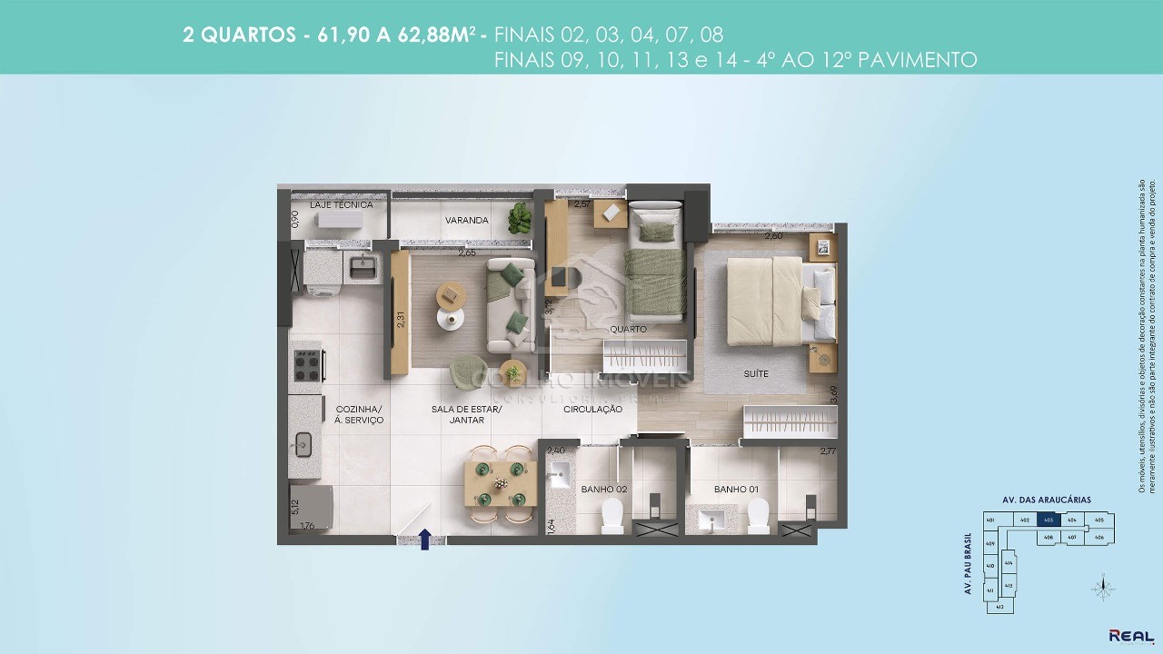 Apartamento à venda com 3 quartos, 87m² - Foto 7