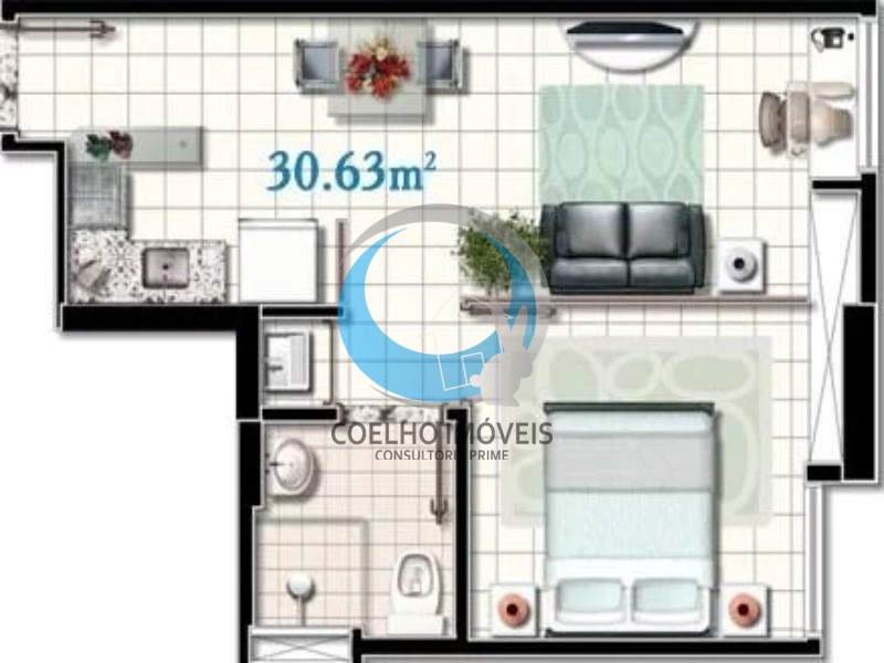 Apartamento para alugar com 1 quarto, 31m² - Foto 26