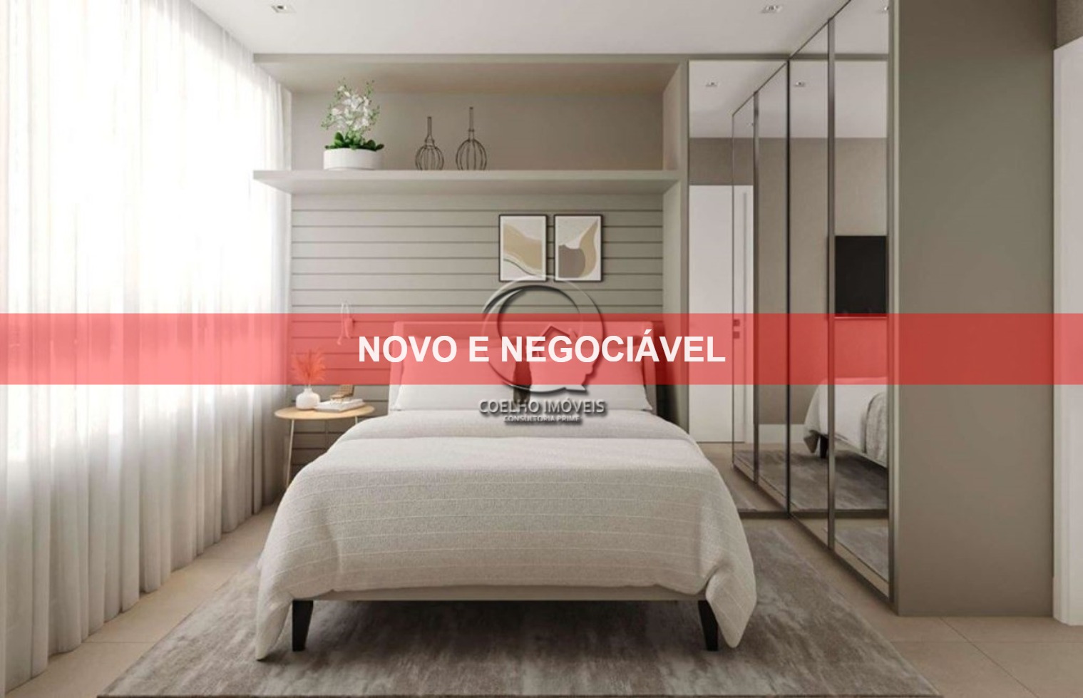 Apartamento à venda com 1 quarto, 35m² - Foto 1