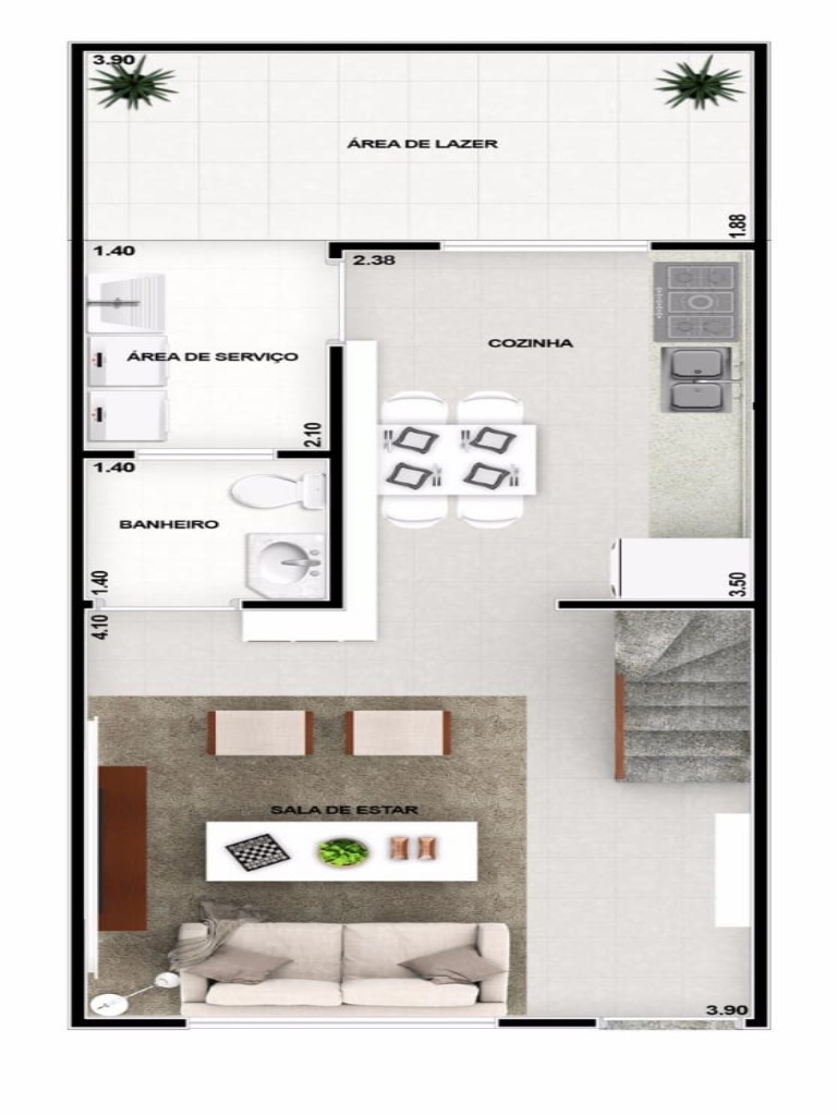 Casa, 2 quartos, 60 m² - Foto 11