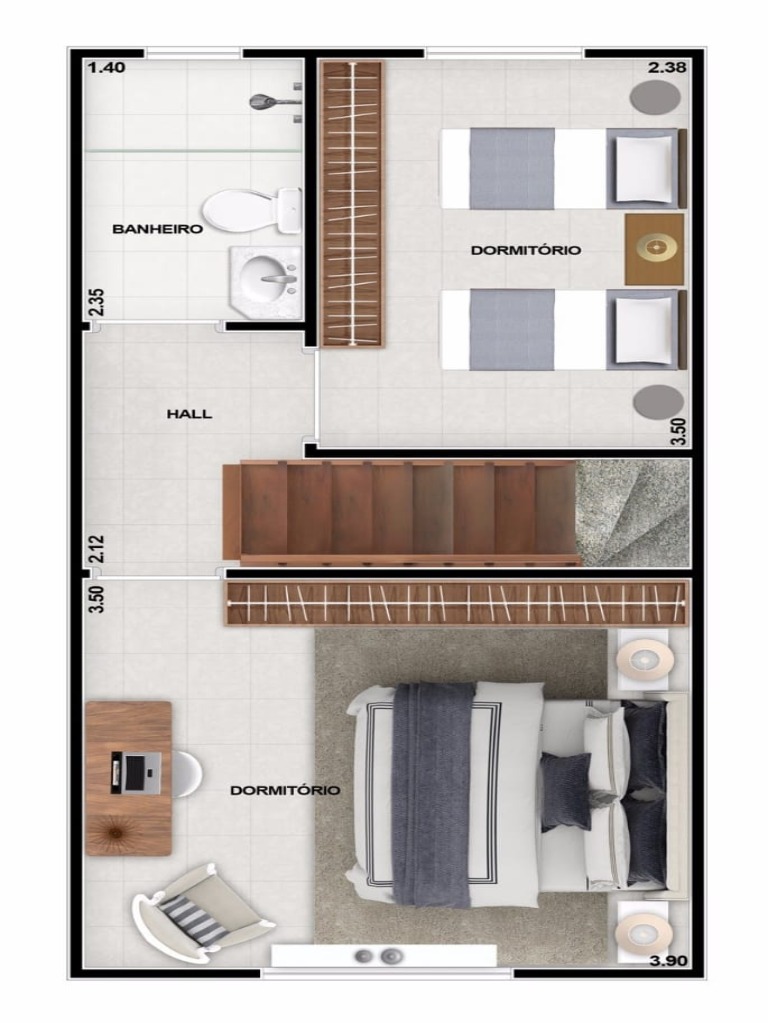 Casa, 2 quartos, 60 m² - Foto 12