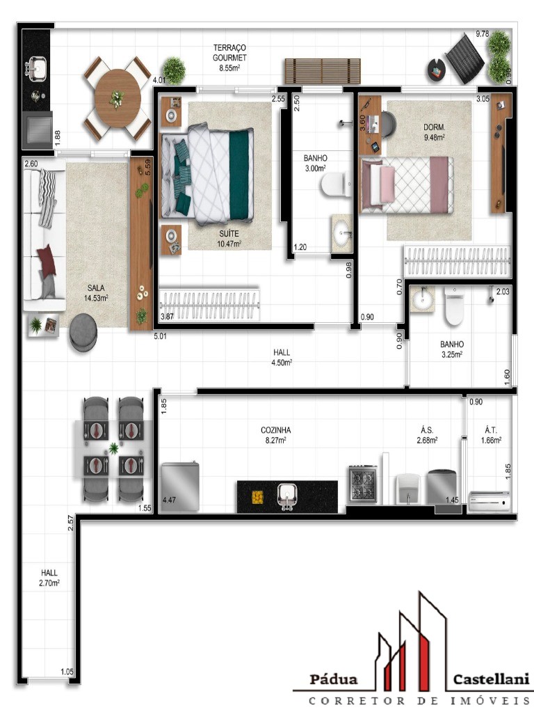 Apartamento à venda com 3 quartos, 100m² - Foto 20