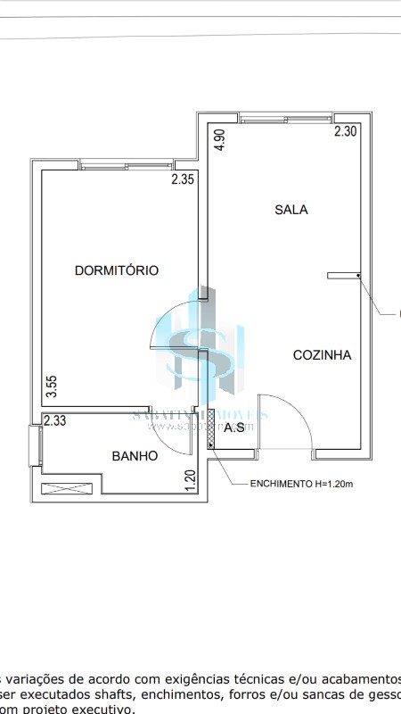 Apartamento à venda com 1 quarto, 26m² - Foto 14