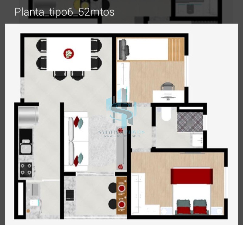 Apartamento à venda com 2 quartos, 51m² - Foto 21