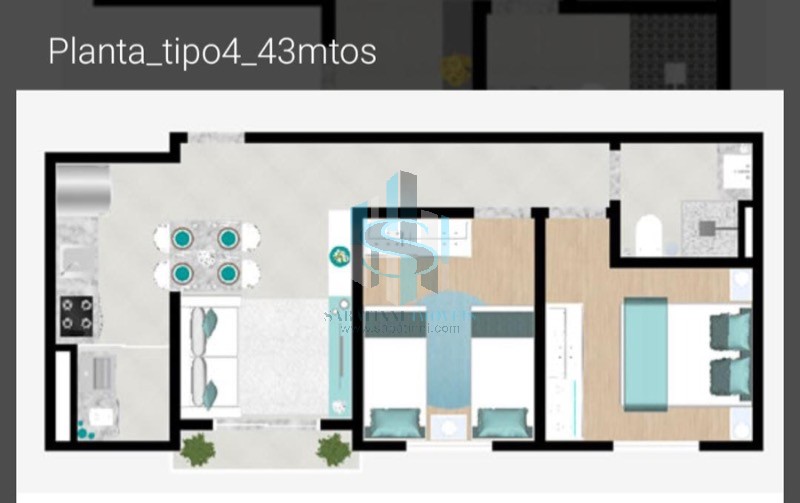 Apartamento à venda com 2 quartos, 51m² - Foto 20