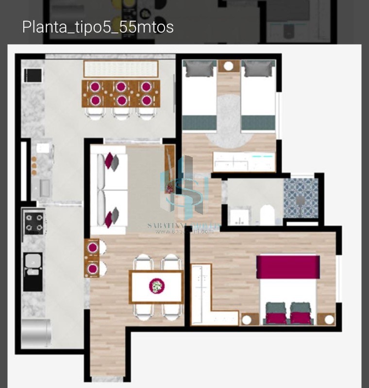 Apartamento à venda com 2 quartos, 51m² - Foto 18