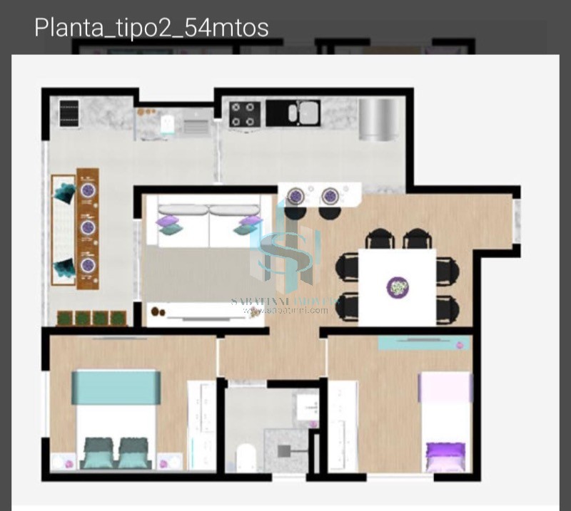 Apartamento à venda com 2 quartos, 51m² - Foto 17