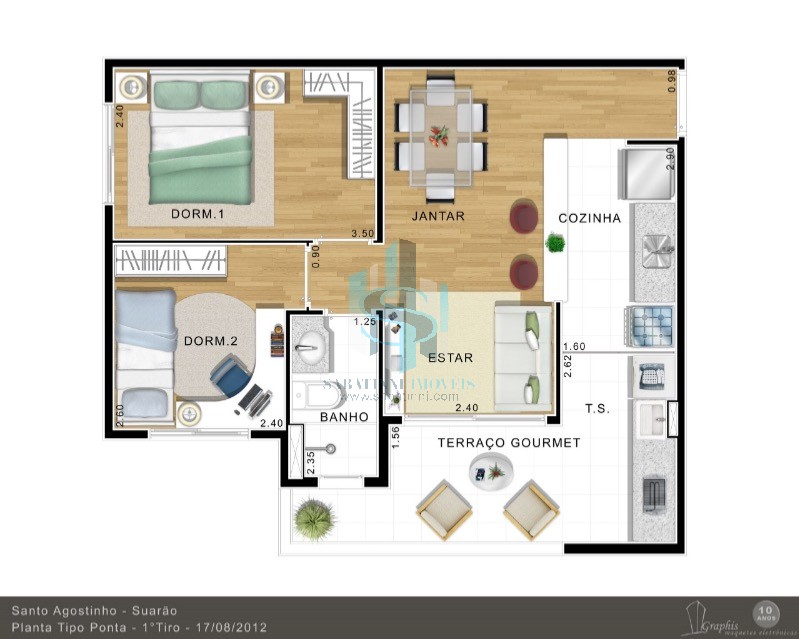 Apartamento à venda com 2 quartos, 51m² - Foto 15