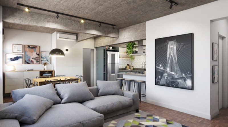 Apartamento à venda com 2 quartos, 100m² - Foto 3