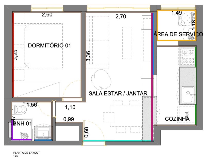 Apartamento, 1 quarto, 38 m² - Foto 7