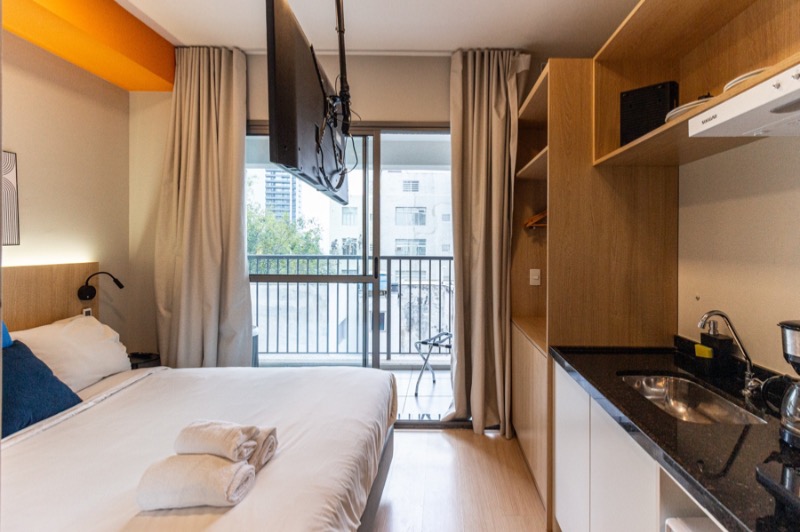 Flat/Apart Hotel, 1 quarto, 24 m² - Foto 1