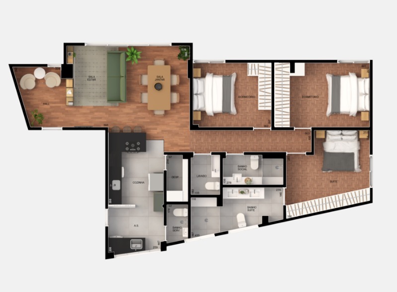 Apartamento, 3 quartos, 129 m² - Foto 60