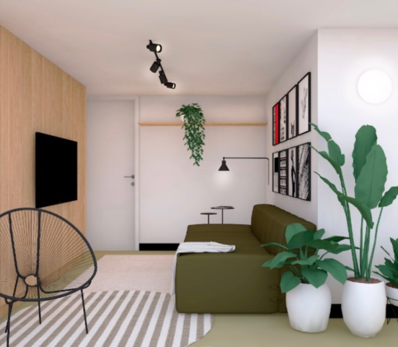 Flat/Apart Hotel, 1 quarto, 35 m² - Foto 2