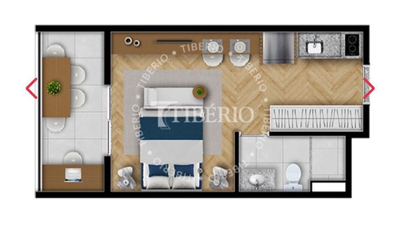 Flat/Apart Hotel, 1 quarto, 25 m² - Foto 6