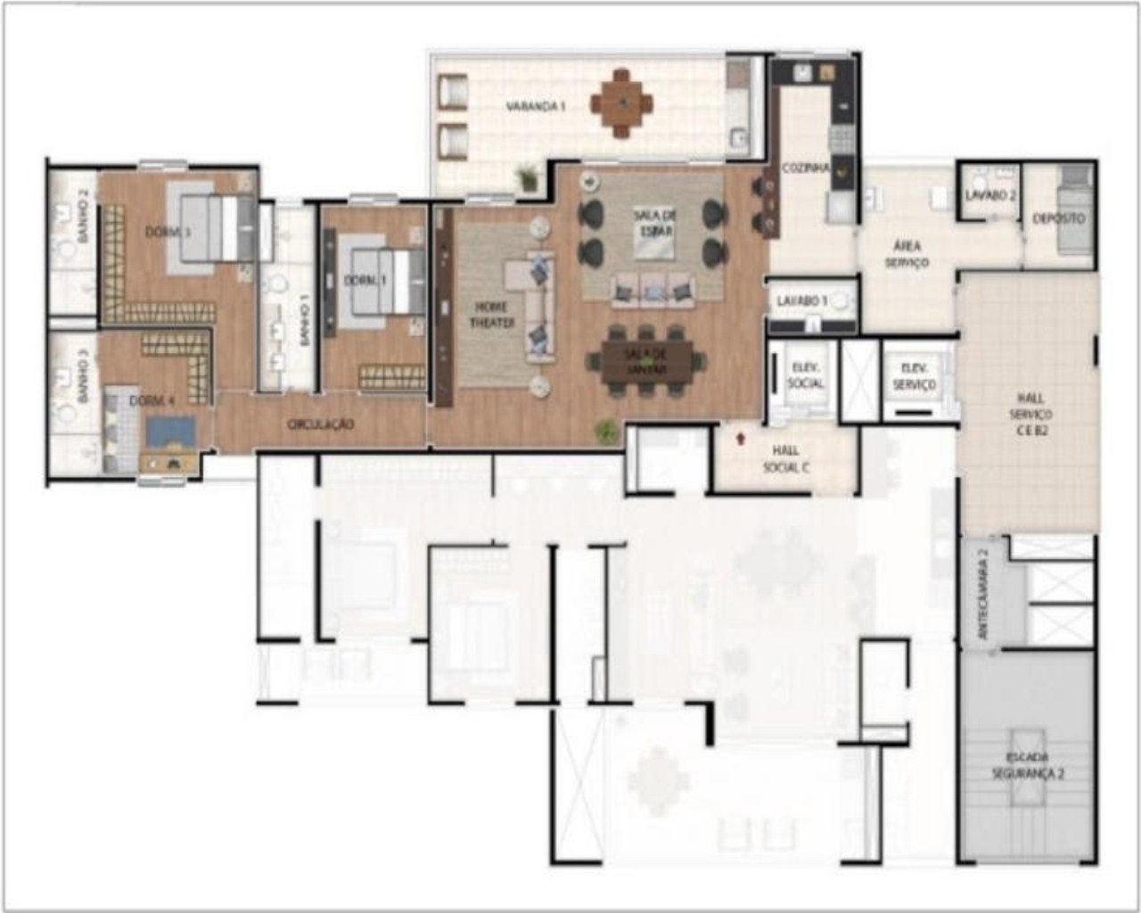 Apartamento à venda com 3 quartos, 130m² - Foto 5