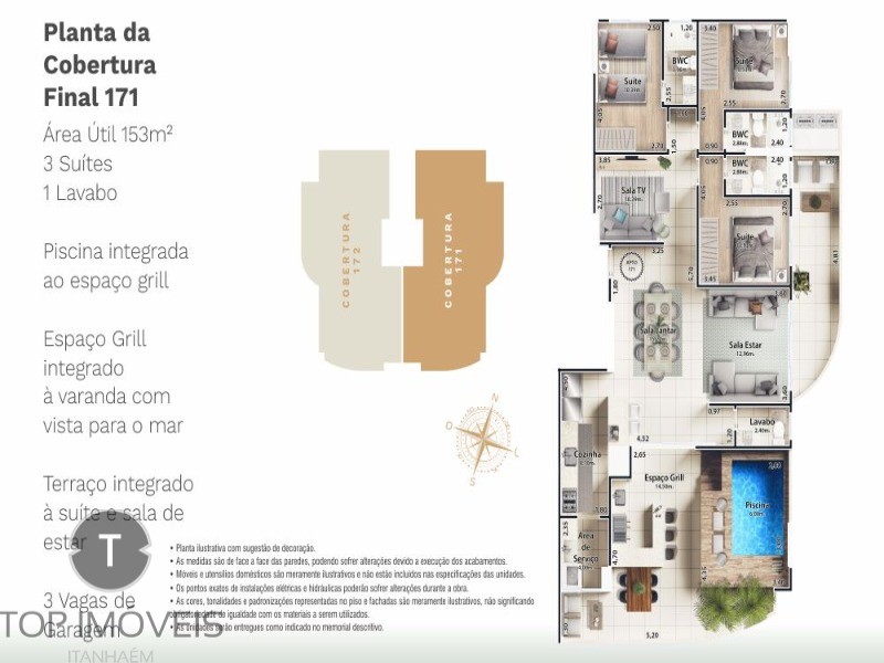 Apartamento à venda com 2 quartos, 75m² - Foto 19