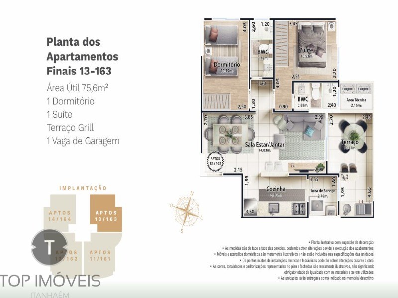 Apartamento à venda com 2 quartos, 75m² - Foto 21