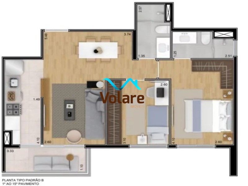 Apartamento à venda com 2 quartos, 62m² - Foto 31