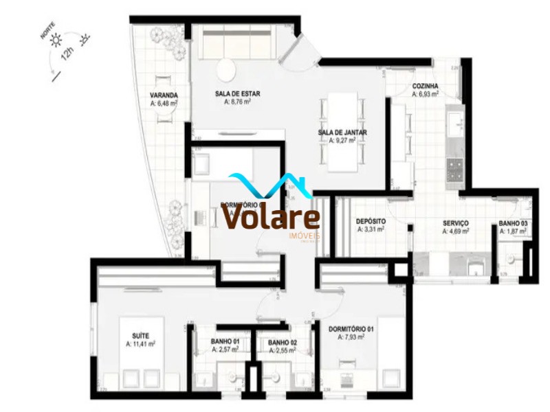 Apartamento à venda com 3 quartos, 114m² - Foto 27