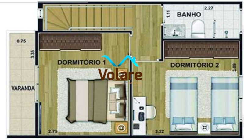 Casa de Condomínio à venda com 2 quartos, 97m² - Foto 12