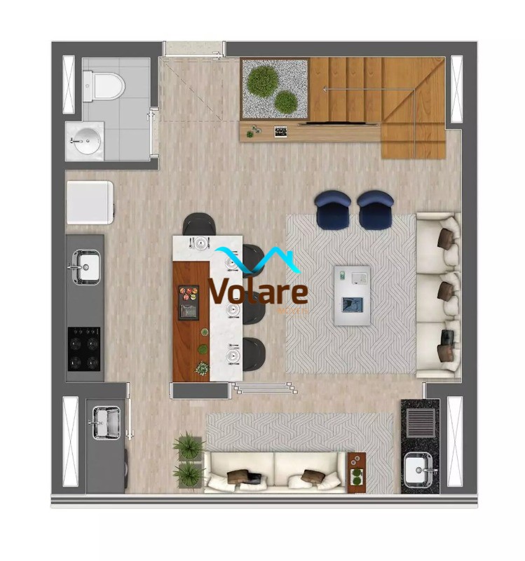 Apartamento à venda com 2 quartos, 75m² - Foto 3