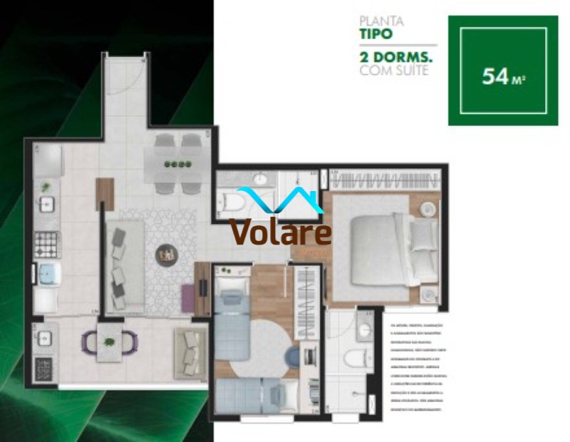 Apartamento à venda com 2 quartos, 54m² - Foto 14