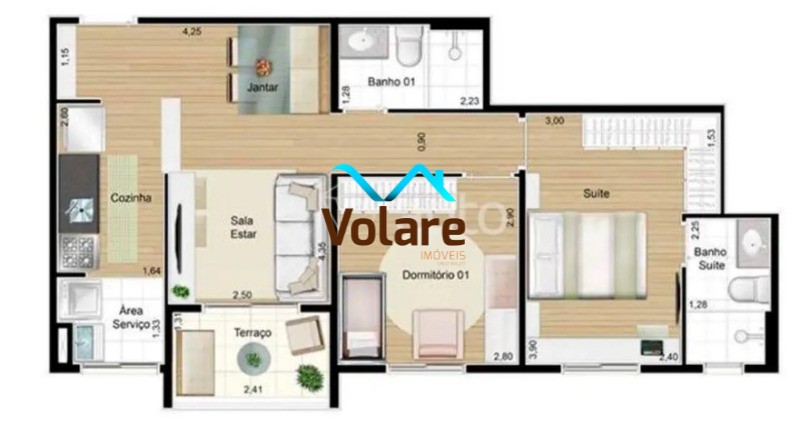 Apartamento à venda com 2 quartos, 57m² - Foto 18