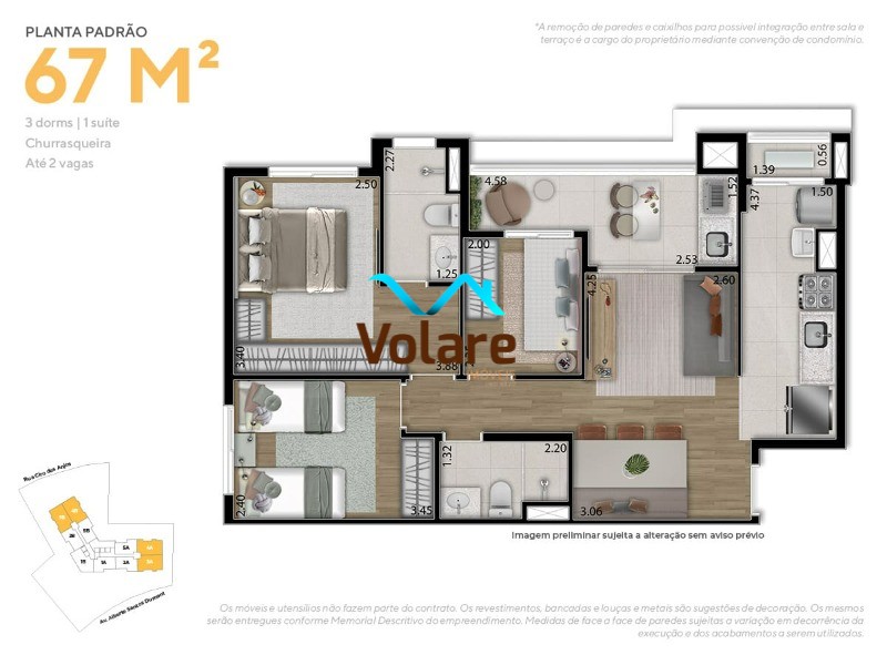 Apartamento à venda com 3 quartos, 67m² - Foto 32