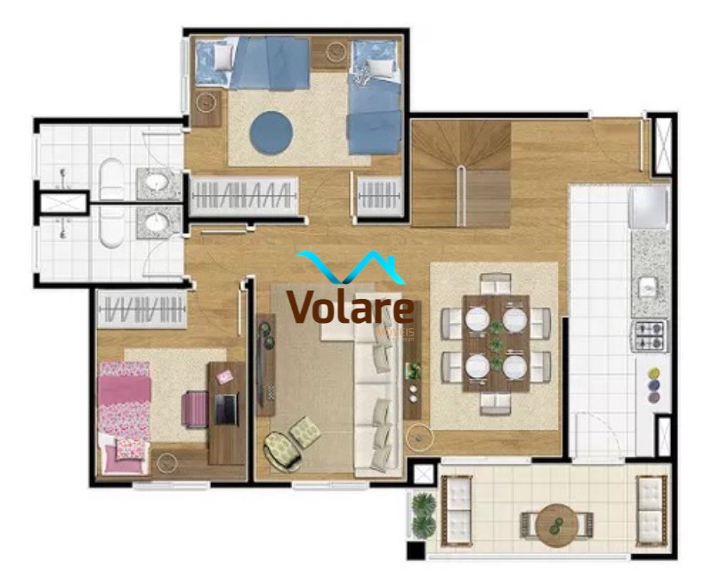 Apartamento à venda com 3 quartos, 69m² - Foto 19