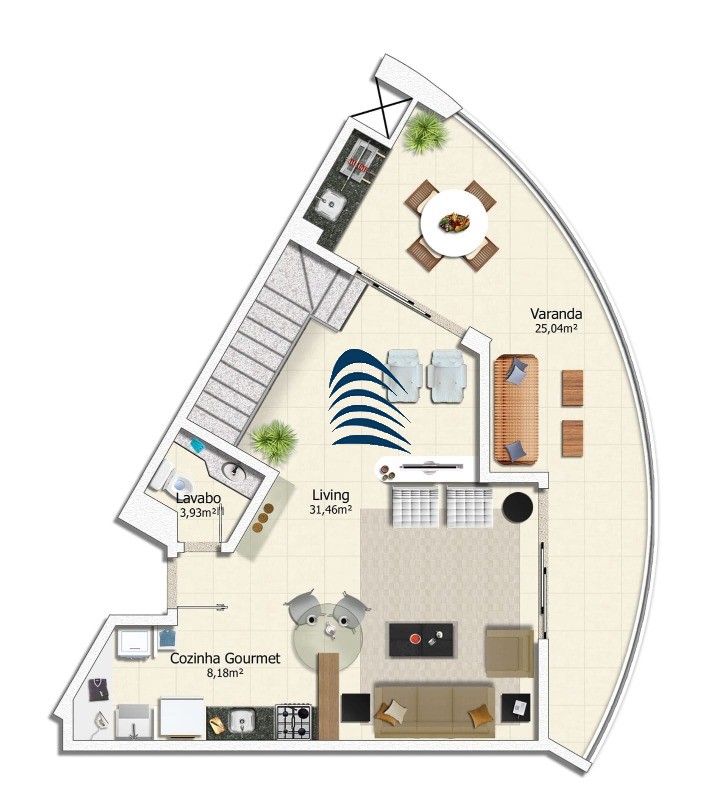 Apartamento, 1 quarto, 103 m² - Foto 14
