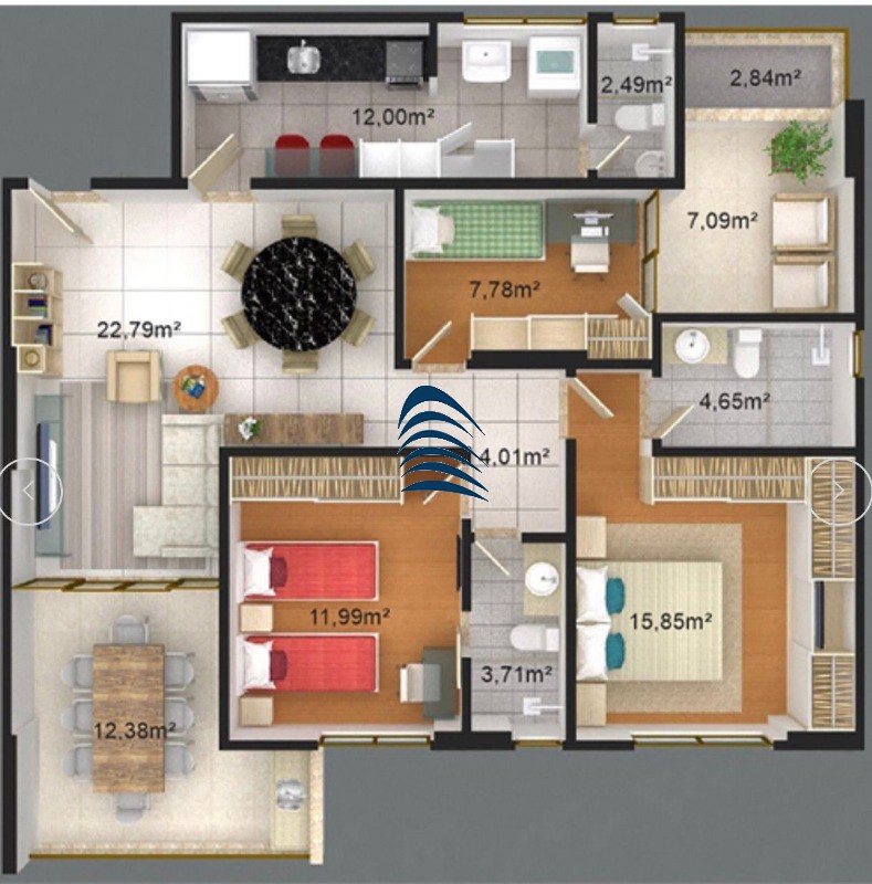 Apartamento, 3 quartos, 107 m² - Foto 17