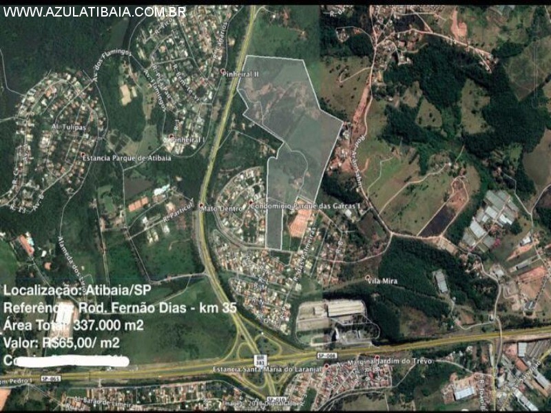 AREA RESIDENCIAL em ATIBAIA - SP, PINHEIRAL II