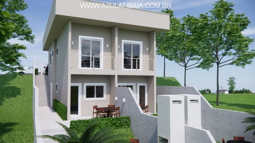 Casa nova a venda em Atibaia, Jardim Imperial 2 suítes, quintal, obras em andamento.