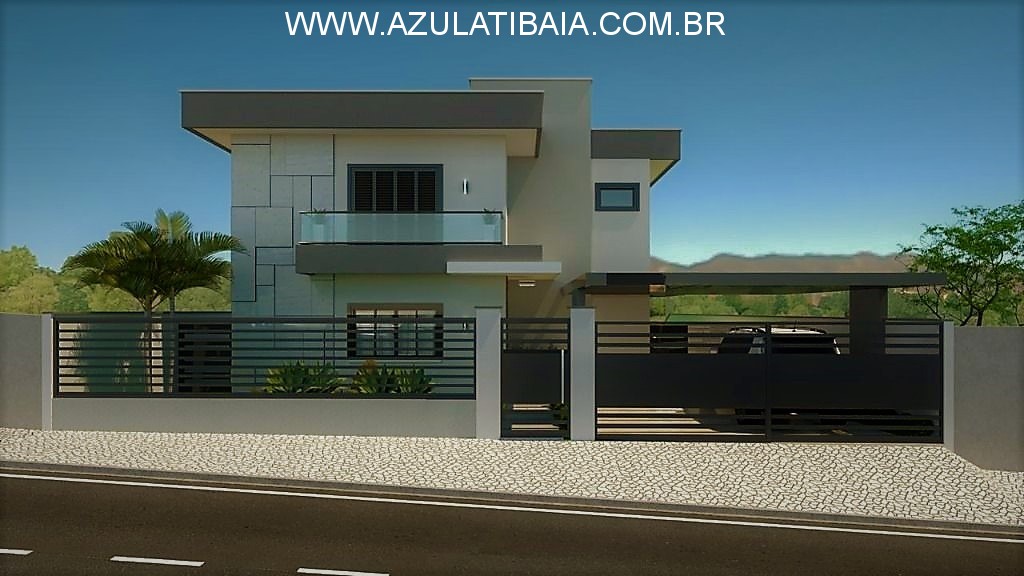 Casa nova em construção, Jardim Paulista, Atibaia, Excelente bairro residencial