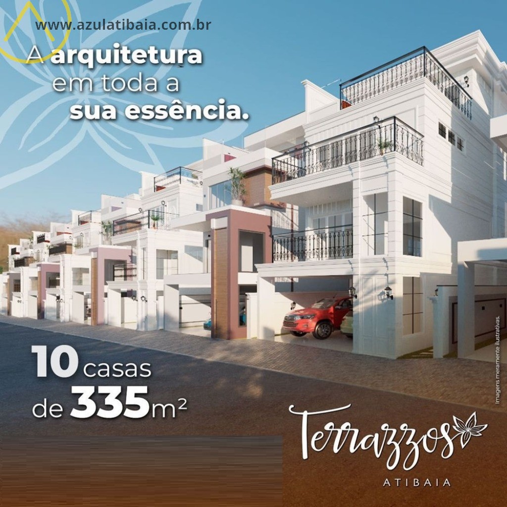 Lindo sobrado em condomínio fechado em Atibaia - SP Residencial Terrazos Atibaia