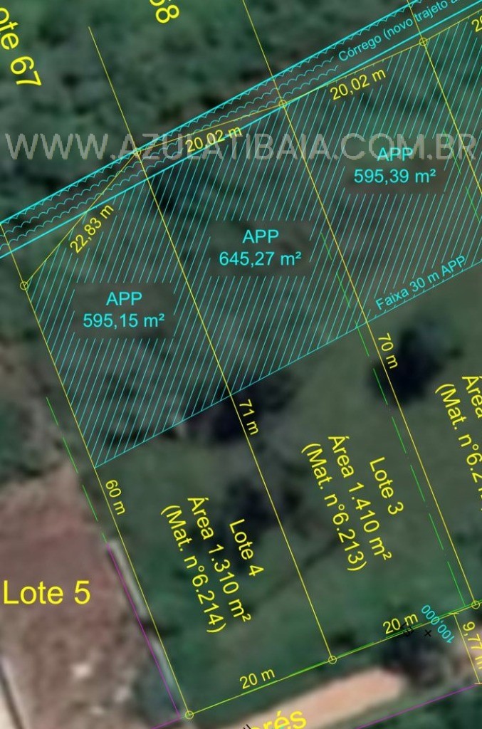 Terreno para formar chacara em Atibaia.