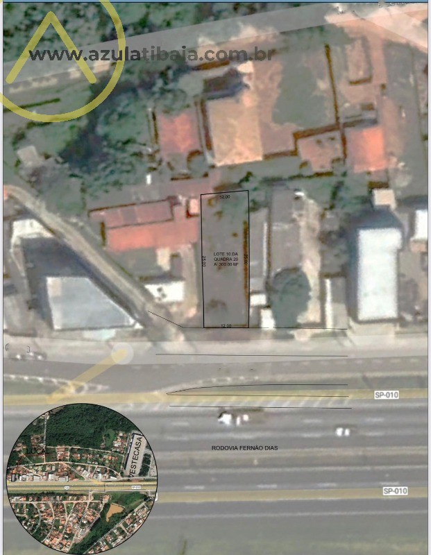Ótima localização, area comercial ideal para construção de galpão, Rodovia Fernão Dias.