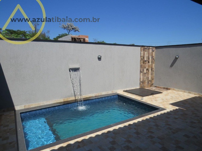 Casa nova térrea com piscina, 3 dormitórios em Atibaia