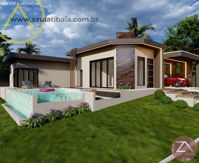 O terreno amplo, com 803m², e a área construída de 204m² proporcionam espaço e conforto