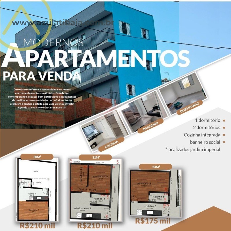 Apartamento à venda com 1 quarto, 24m² - Foto 1