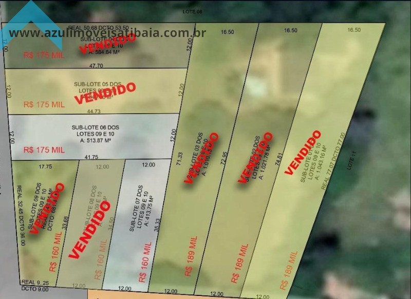 Terrenos a venda, Usina, Atibaia a partir de R$ 160.000