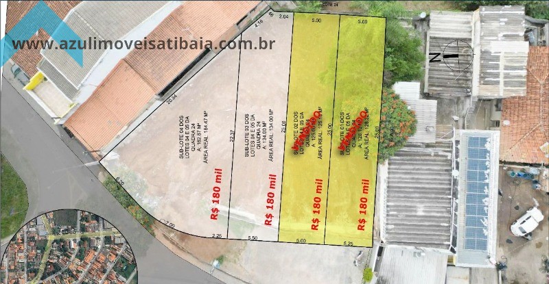 Terrenos a venda no jardim imperial, ótima topografia, Atibaia