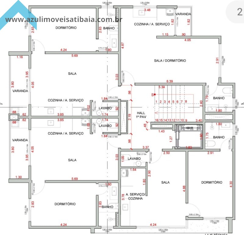 Apartamento à venda com 1 quarto, 35m² - Foto 7