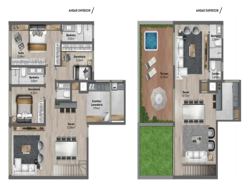 Apartamento, 2 quartos, 66 m² - Foto 11
