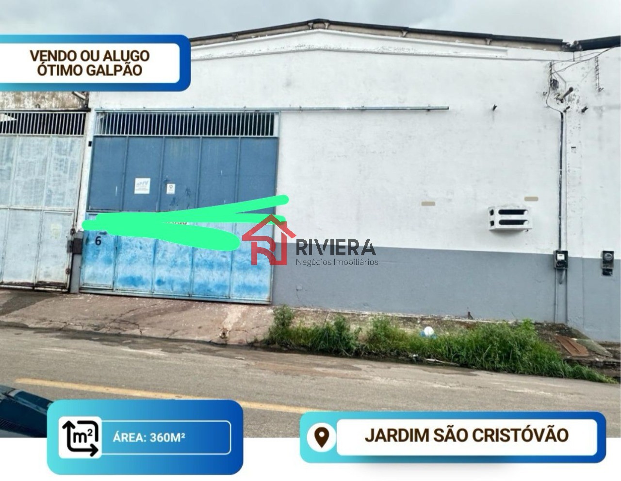 Depósito-Galpão-Armazém à venda e aluguel, 360m² - Foto 1