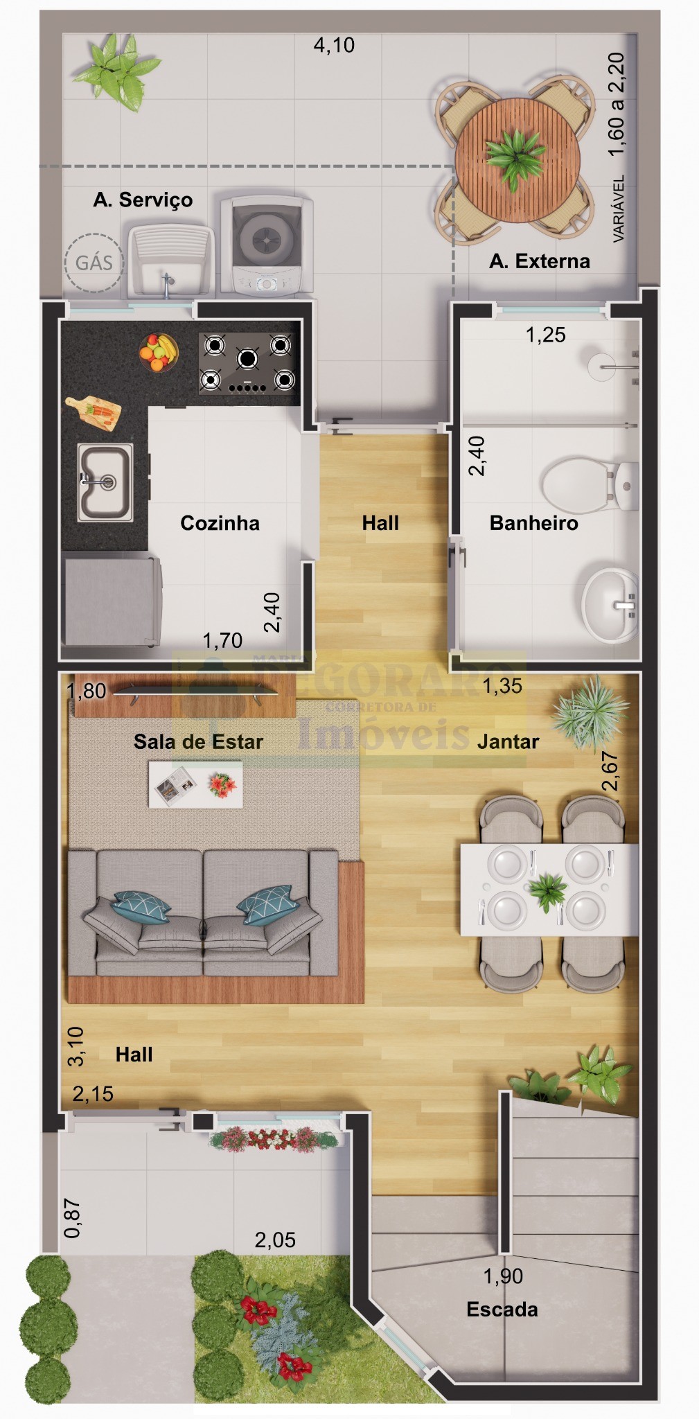 Casa à venda com 2 quartos, 70m² - Foto 18